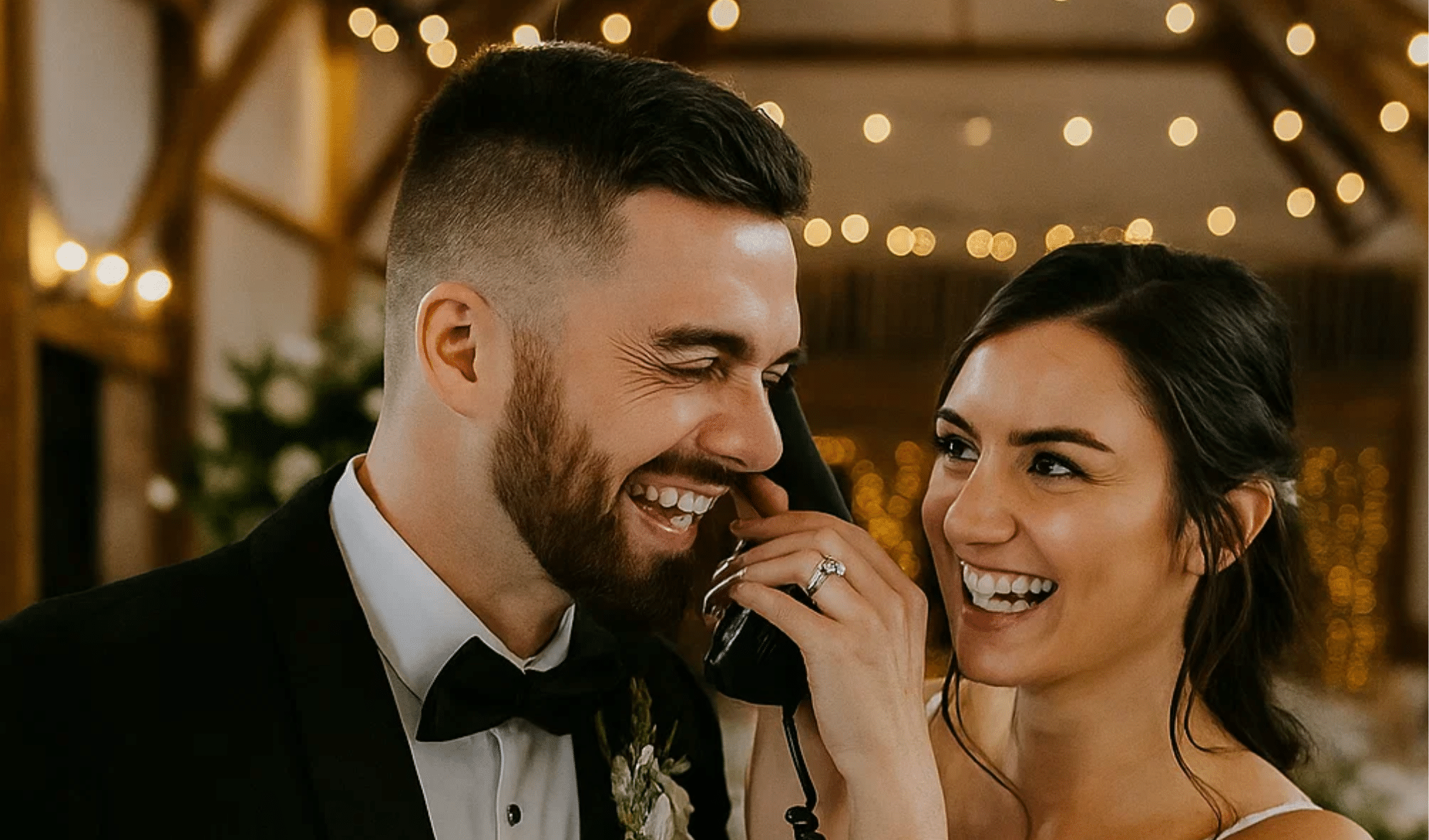 Fun audio guestbook at wedding